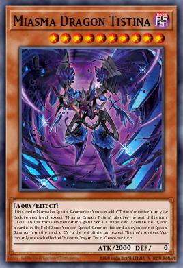 Miasma Dragon Tistina — Duelist's Advance EN020