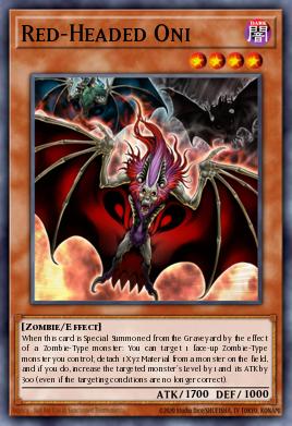 Red-Headed Oni — Galactic Overlord Sneak Peek Participation Card EN038
