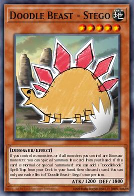 Doodle Beast - Stego — Battles of Legend: Crystal Revenge EN032