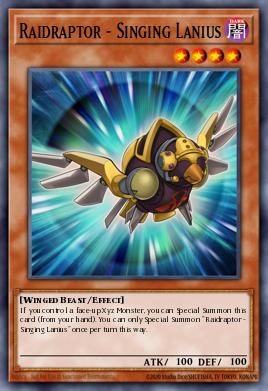 Ataqueraptor - Lanius Cantante — 2016 Mega-Tin Mega Pack EN059