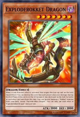 Dragão Explosifoguette — Structure Deck: Rokket Revolt EN004