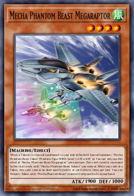 Besta Fantasma Mecha Megarraptor — 2014 Mega-Tin Mega Pack EN007