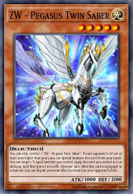 ZW - Pégaso Sabre Gêmeo — Lightning Overdrive Premiere! promotional card EN001
