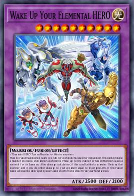 Wake Up Your Elemental HERO — Rarity Collection 5 EN142