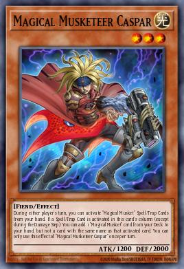 Mágico Mosqueteiro Caspar — Duel Overload EN071