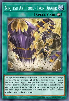 Ninjitsu Art Tool - Iron Digger — Darkwing Blast EN062