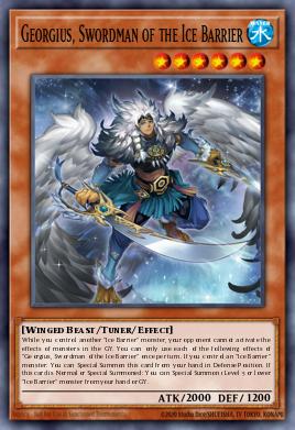 Georgius, Swordman of the Ice Barrier — Battles of Legend: Terminal Revenge EN006