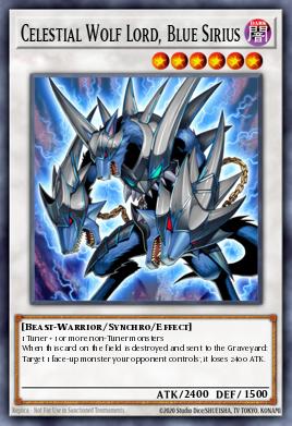 Senhor Lobo Celestial, Sirius Azul — 2014 Mega-Tin Mega Pack EN183