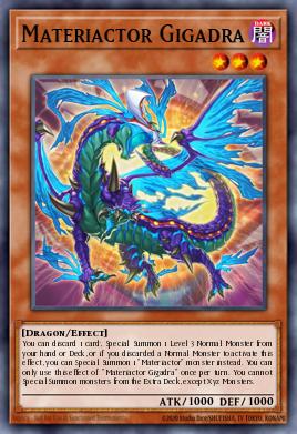 Materriator Gigadra — Blazing Vortex Premiere! promotional card EN081