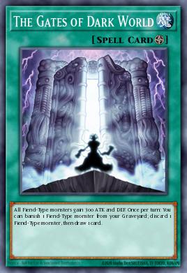 Os Portões do Mundo Negro — Structure Deck: Dark World EN045