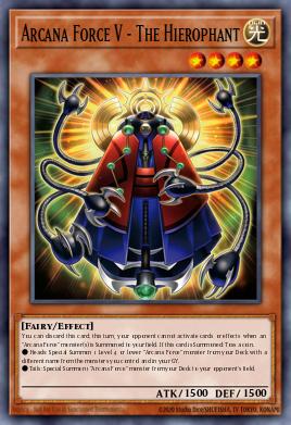 Arcana Force V - The Hierophant — Supreme Darkness EN004