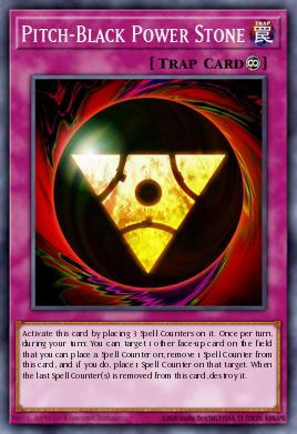 Pedra do Poder Negra como Azeviche — Spellcaster's Command Structure Deck: Special Edition EN036