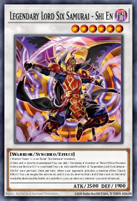 Legendary Lord Six Samurai - Shi En — 2025 Mega-Pack Tin EN107