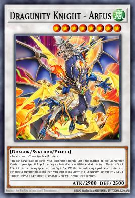 Dragunity Knight - Areus — Battles of Legend: Glorious Gallery EN013