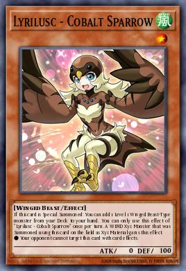 Lirilusc - Pardal de Cobalto — Legendary Duelists: Synchro Storm EN042