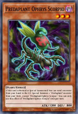 Predaplanta Escorpião Ophrys — OTS Tournament Pack 6 EN016