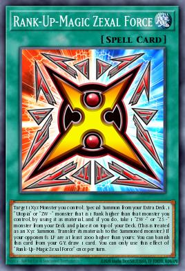 Magia de Aumento de Classe Força Zexal — Lightning Overdrive Premiere! promotional card EN050