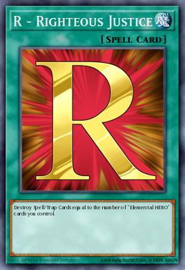 R - Justiça Honrada — HERO Strike Structure Deck EN030