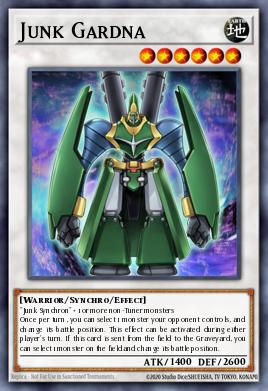 Junk Gardna — Yu-Gi-Oh! 3D Bonds Beyond Time Movie Pack EN006