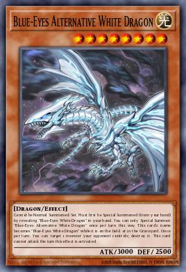 Dragão Branco Alternativo de Olhos Azuis — Yu-Gi-Oh! at Home Sweepstakes EN003