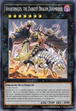 Voloferniges, o Mais Obscuro Ginete Dragão da Perdição — Dawn of Majesty Premiere! promotional card EN045