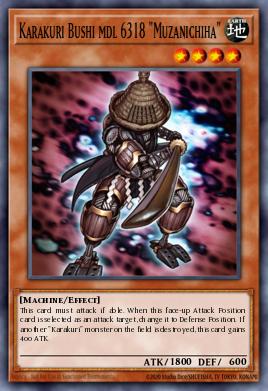 Karakuri Bushi mdl 6318 "Muzanichiha" — Starstrike Blast Sneak Peek Participation Card EN023