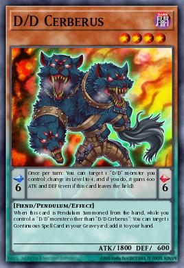 D/D Cérbero — Pendulum Domination Structure Deck EN007