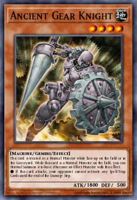 Cavaleiro do Mecanismo Antigo — Machine Reactor Structure Deck EN009
