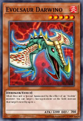 Evolsaur Darwino — Galactic Overlord Sneak Peek Participation Card EN027