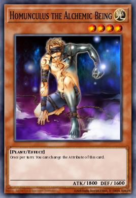 Homunculos, o Ser Alquímico — HERO Strike Structure Deck EN018