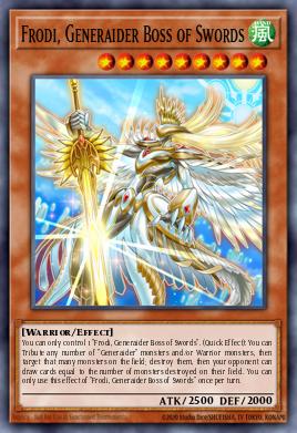 Frodi, Chefe Generaidor das Espadas — Mystic Fighters EN028