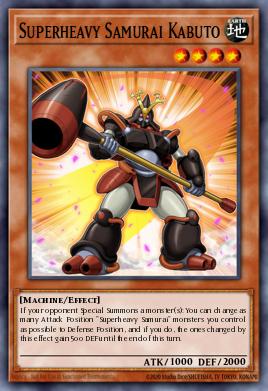 Samurai Superpesado Kabuto — 2015 Mega-Tin Mega Pack EN132