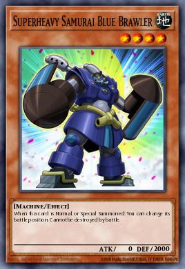 Samurai Superpesado Briguento Azul — 2015 Mega-Tin Mega Pack EN067