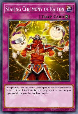 Sealing Ceremony of Raiton — Galactic Overlord Sneak Peek Participation Card EN078