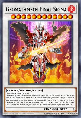 Geomechamático Sigma Final — Mystic Fighters EN008