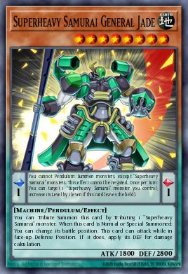 General Samurai Superpesado de Jade — 2016 Mega-Tin Mega Pack EN181