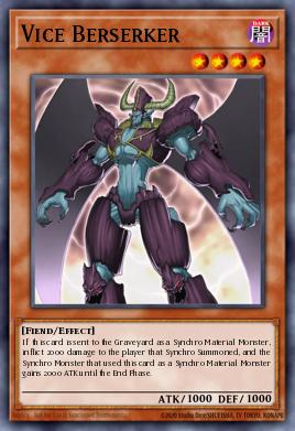 Vice Berserker — Starstrike Blast Sneak Peek Participation Card EN008