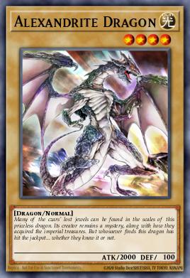 Dragão de Alexandrita — Realm of Light Structure Deck EN001