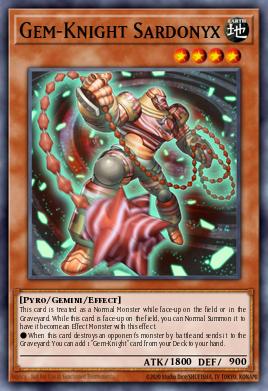 Cavaleiro-Gema Sardonyx — Hidden Arsenal 7: Knight of Stars EN001