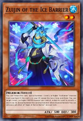 Zuijin da Barreira de Gelo — Structure Deck: Freezing Chains EN005