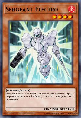 Sargento Electro — Photon Shockwave Sneak Peek Participation Card EN090
