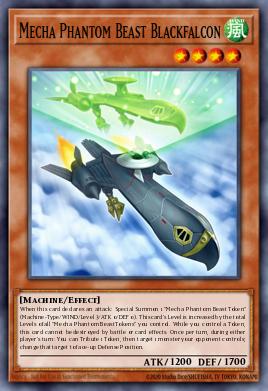 Besta Fantasma Mecha Falcão Negro — 2014 Mega-Tin Mega Pack EN009