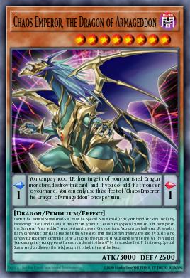 Imperador do Caos, o Dragão do Armagedom — Battles of Legend: Armageddon EN051