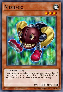 Mimimic — Lord of the Tachyon Galaxy Sneak Peek Participation Card EN003