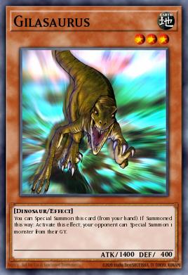 Gilassauro — Dinosmasher's Fury Structure Deck EN012