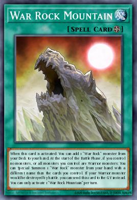 Montanha Caverguerra — Blazing Vortex Premiere! promotional card EN000
