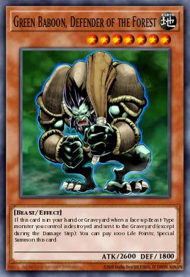 Babuíno Verde, Defensor da Floresta — Retro Pack 2 EN099
