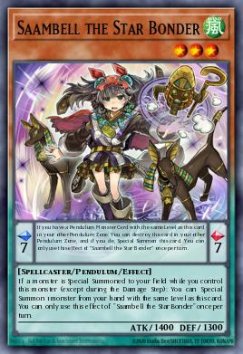 Saambell, o Vínculo Estelar — Dawn of Majesty Premiere! promotional card EN030