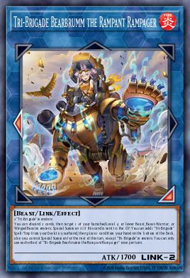 Bearbrumm, o Furioso Enlouquecido da Tri-Brigada — Lightning Overdrive Premiere! promotional card EN044