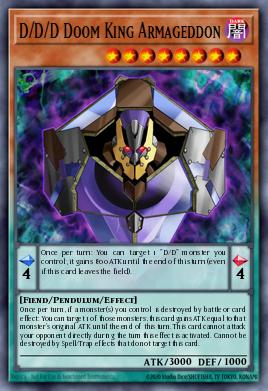 D/D/D Armagedom, o Rei do Fim — Pendulum Domination Structure Deck EN006